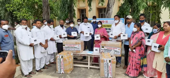 Distribution of COVID Kits and Materials (1)